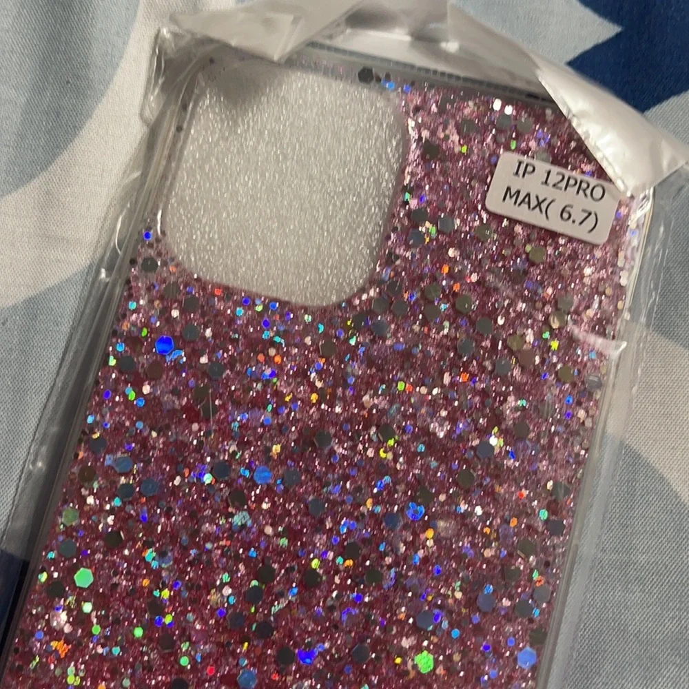 New pink sparkle phone case - 12 pro max